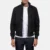 Mens Real Goatskin Leather Eaton Black Suede Bomber Jacket - JH0141