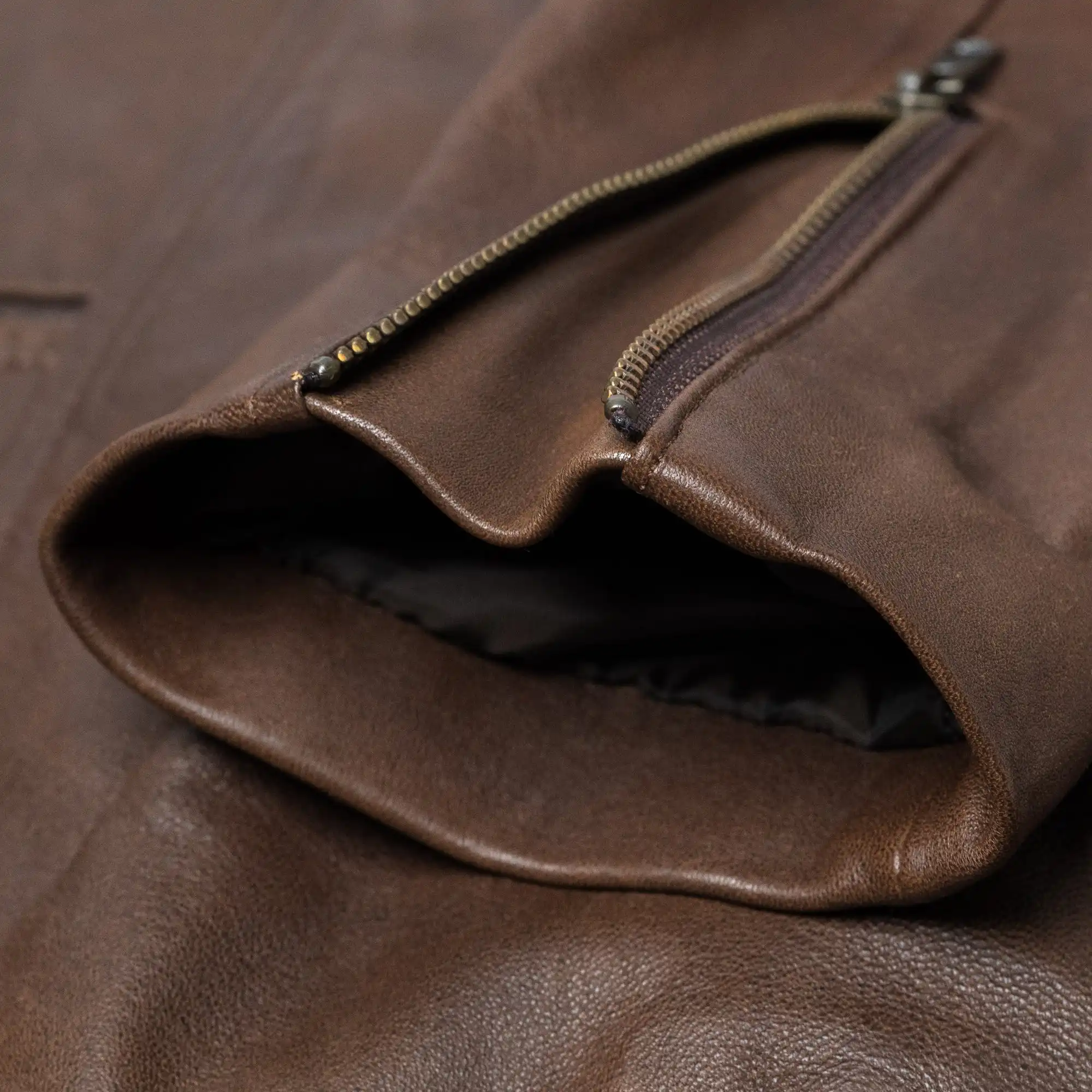 Mens 100% Full Grain Lambskin Leather Motorcycle Jacket